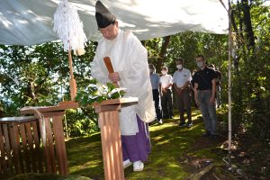 甲佐神社の宮司様